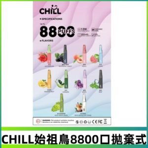 CHILL始祖鳥電子煙鴨嘴獸拋棄式8800口 一次性8ml大容量煙油